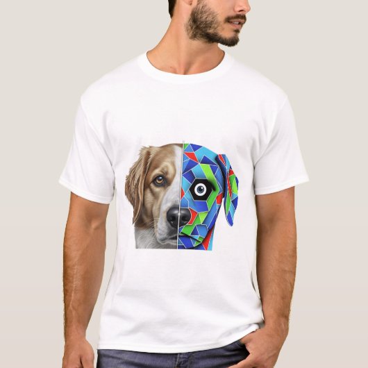 robotstijl T-shirt (Voorkant)