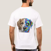 robotstijl T-shirt (Achterkant)