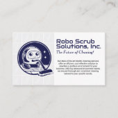 Robotstofzuigen | Schoonmaakdiensten Visitekaartje (Voorkant)