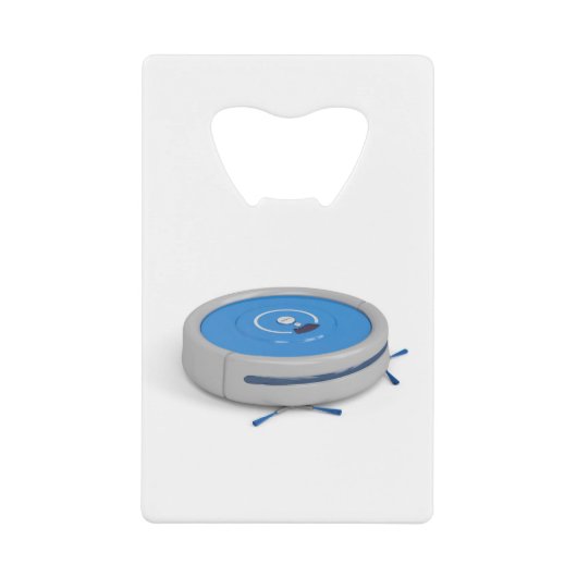 Robotstofzuiger Creditkaart Flessenopener (Voorkant)