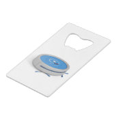 Robotstofzuiger Creditkaart Flessenopener (Achterkant Gekanteld)