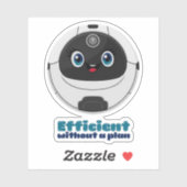 Robotstofzuiger efficiënt w/o-plan sticker (Vel)