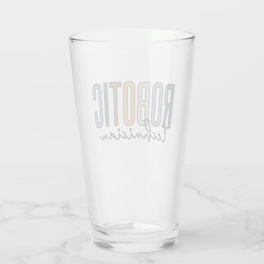 robottechnicus | Robotic Tech Glas (Achterkant)