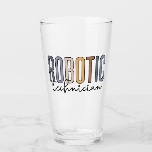 robottechnicus | Robotic Tech Glas (Voorkant)