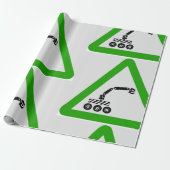 Robottekenmachine — Verpakkingspapier Cadeaupapier (Uitgerold)