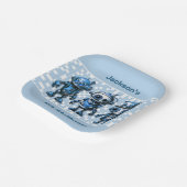 Robotthema 8e verjaardagsfeestje Borden Papieren Bordje (Gebogen)