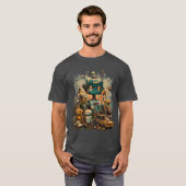 robottijdperk t-shirt (Voorkant volledig)