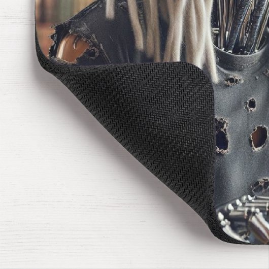 Robottypen op toetsenbord muismat (Hoek)