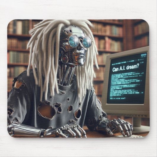 Robottypen op toetsenbord muismat (Voorkant)