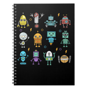 Robotverzameling Grappige Robotica Notitieboek