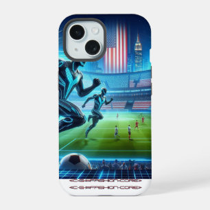 robotvoetbal op een Iphone-hoesje! iPhone 15 Case