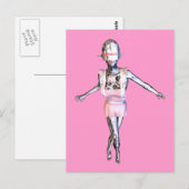 robotwerkster briefkaart (Voorkant / Achterkant)