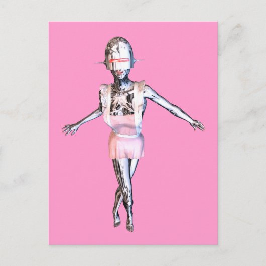 robotwerkster briefkaart (Voorkant)