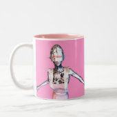 robotwerkster tweekleurige koffiemok (Links)