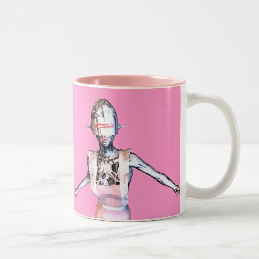 robotwerkster tweekleurige koffiemok (Rechts)