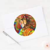 Roboverbinding Ronde Sticker (Envelop)