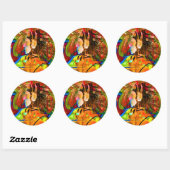 Roboverbinding Ronde Sticker (Vel)