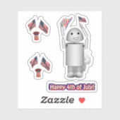 Robox9 Celebrates Freedom Sticker (Vel)