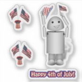 Robox9 Celebrates Freedom Sticker (Voorkant)