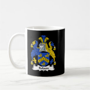 Robson Coat of Arms Family Crest  Koffiemok