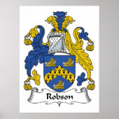 Robson Family Crest Poster (Voorkant)