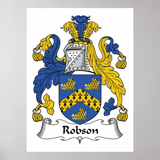 Robson Family Crest Poster (Voorkant)