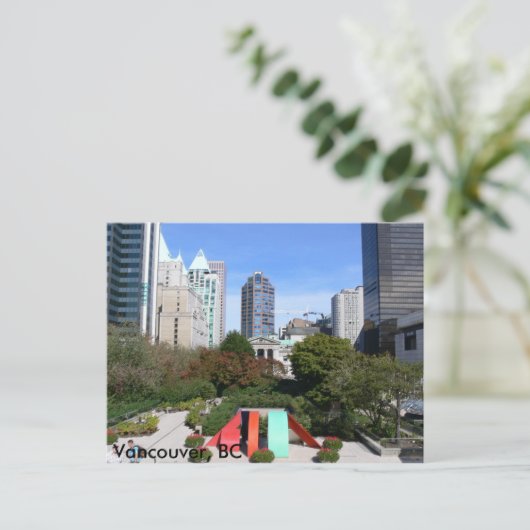 Robson Square Vancouver, BC Briefkaart (Staand voorkant)