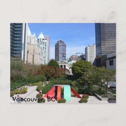 Robson Square Vancouver, BC Briefkaart (Voorkant)