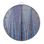 Robublauw naadloos ontwerp dartbord (Voorkant)