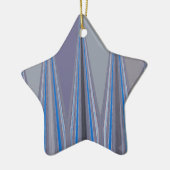 Robublauw naadloos ontwerp keramisch ornament (Links)