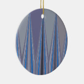 Robublauw naadloos ontwerp keramisch ornament (Rechts)