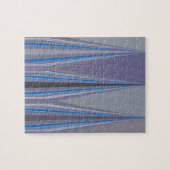 Robublauw naadloos ontwerp legpuzzel (Horizontaal)