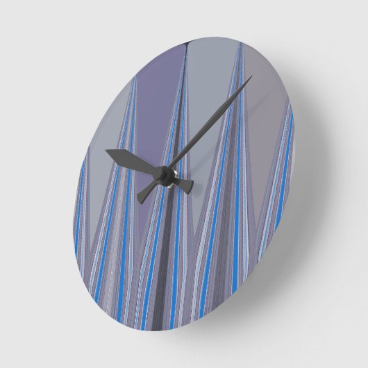 Robublauw naadloos ontwerp ronde klok (Hoek)