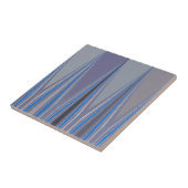 Robublauw naadloos ontwerp tegeltje (Zijkant)