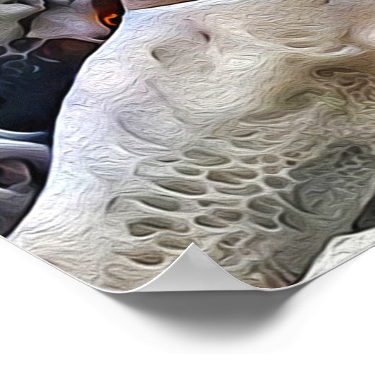 Robubyvezel - Rugby-schilderijen afdrukken Poster (Hoek)