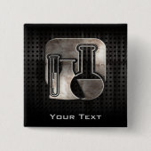 Robuged Chemistry Vierkante Button 5,1 Cm (Voorkant)