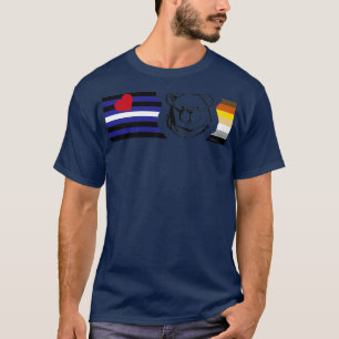 ROBUST BEER BANDS BLACK LEATHER T-SHIRT