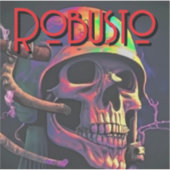 ROBUSTO Custom-Cut Vinyl Sticker (Voorkant)