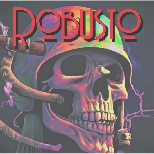 ROBUSTO Custom-Cut Vinyl Sticker (Voorkant)