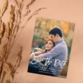 Robutisch script, romantisch, sla de datumkaart op save the date