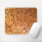 Robuusachtig patroon western landkleding muismat (Met muis)