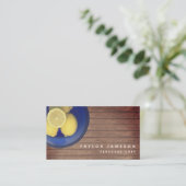 Robuusachtige Bowl van leemons woudkasten Visitekaartje (Staand voorkant)