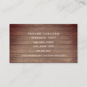 Robuusachtige Bowl van leemons woudkasten Visitekaartje (Achterkant)