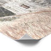 Robuusachtige, grijze bruine,  textuur poster (Hoek)