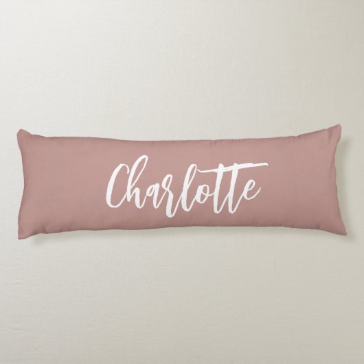 Robuust, aardnaamscript lichaamskussen (Achterkant)