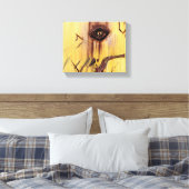 Robuust Abstracte kunst - Koel unieke speelruimte Canvas Afdruk (Insitu (Slaapkamer))