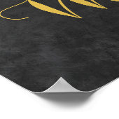 Robuust advies en wenst huwelijksgebaar poster (Hoek)