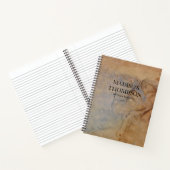 Robuust Antiek  papier - Eenvoudig professioneel Notitieboek (Binnen)