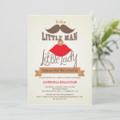 Robuust  Baby shower Kaart (Staand voorkant)