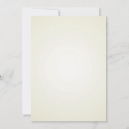 Robuust  Baby shower Kaart (Achterkant)